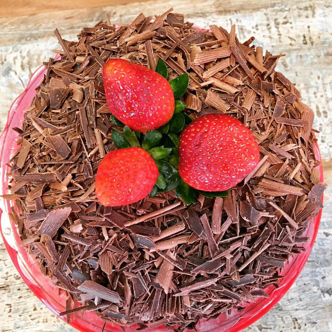 Brigadeiro com Morangos