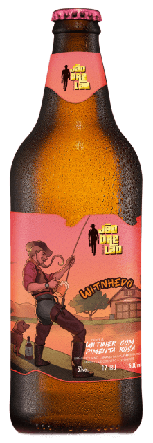 Cerveja Jãobrelão Witnhedo Witbier com Pimenta Rosa